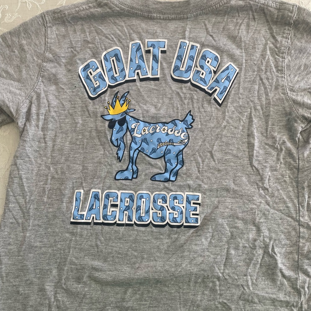 Kids Gray Short-Sleeve Tee with Blue Moose Graphic - Picture 2 of 3